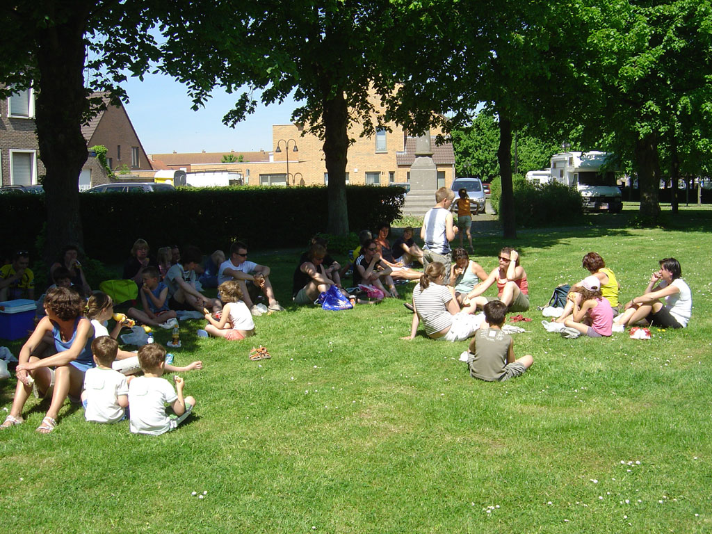 Fietsweekend Blankenberge 2008: Picknick